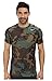 Nike Men's Pro Combat Hypercool Fitted Woodland S/S, Iguana/Black/Bamboo, MD