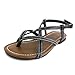 Girls Double Lines Ankle-Strap Gladiator Sandals (Toddler/Little Kid)
