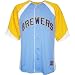 Milwaukee Brewers Cooperstown Wheelhouse Jersey Shirt, Large