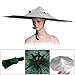 Dcolor Gray Canopy 8 Metal Ribs Umbrella Headwear Hat for Fishing
