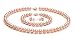 Jewelry : Pink 7-8mm AA Freshwater Pearl Set 16 inch