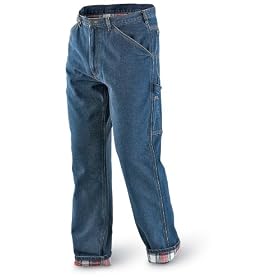 30 Inseam Guide Gear� Flannel - lined Carpenter Jeans
