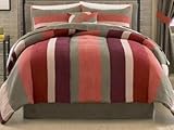 Bedding by Pem America Soho Loft Queen Comforter Set with 4 Bonus Pieces