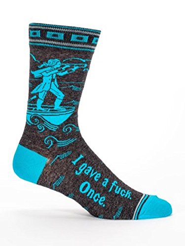 Blue Q Men's Novelty Crew Socks 