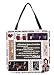 "Teacher" Theme Decorative Shopping Tote Bag 17" x 17"