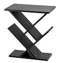 Adesso Zig-Zag Accent Table, Black