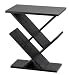 Accent Tables | Contemporary Side Tables | Modern Tables - Adesso Zig-Zag Accent Table, Black
