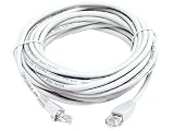 WHITE 25FT CAT5 CAT5e RJ45 PATCH ETHERNET NETWORK CABLE 25 FT For PC, Mac, Laptop, PS2, PS3, XBox, and XBox 360