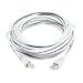 WHITE 100FT CAT5 CAT5e RJ45 PATCH ETHERNET NETWORK CABLE 100 FT
