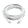 WHITE 75FT CAT5 Enhanced CAT5E RJ45 PATCH ETHERNET NETWORK CABLE 75' For PC, Mac, Laptop, PS2, PS3, XBox, and XBox 360 to hook up on high speed internet from DSL or Cable internet