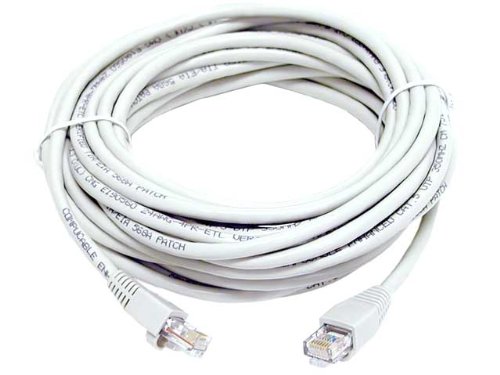 WHITE 25FT CAT5 CAT5e RJ45 PATCH ETHERNET NETWORK 