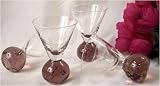 Crystal Shot Glass Set/4 AMETHYST