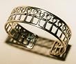 Egyptian Silver Ankh Cuff Bracelet