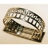 EgyptianSilverAnkhCuffBracelet