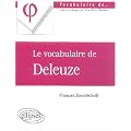 Le vocabulaire de Deleuze