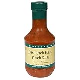 Fischer & Wieser Das Peach Haus Peach Salsa, 17.5-Ounce Jars (Pack of 6)