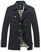 Wantdo Men's Out Coat Jacket Solid Cotton Fashion