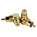 DB Link LC102 Gold RCA Right-Angle Adapters