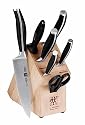 J.A. Henckels Twin Cuisine Stainless-Steel 8-Piece Knife Set with Block