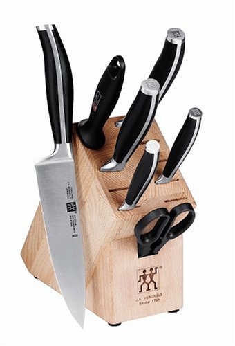 Zwilling J.A. Henckels Twin Cuisine Stainless-Steel 8-Piece Knife Set with Block