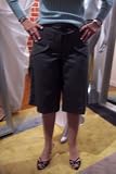 Eva Franco Pinstripe Gaucho Shorts Size 2