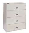 SentrySafe 4HC43-5000 Steel Gray Lateral 4 drawer 43 Inch wide lateral fire impact file