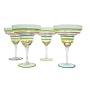 Block Basics Happy Hour Margarita Glasses, Set of 4