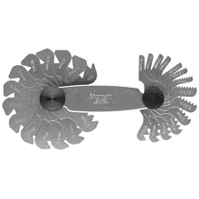 Starrett Screw Pitch Gage With Locking Device, Metric