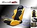 Black with Yellow Universal Racing Seats - Pair