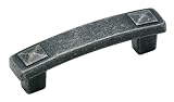 Amerock BP4428-WI Forgings Pyramid 3-Inch Pull, Wrought Iron