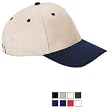 Anvil - Solid and Two Tone 6-Panel Brushed Twill Cap, (136)