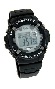 Q&Q Men's PowerLite Classic Digital Watch #M051J001Y