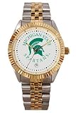 Michigan State University Spartans Mens Executive Stainless Steel Watch