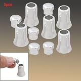 Vehicle 5 Pcs Aluminum Tyre Tire Valve Covers Cap W Rim Lock