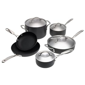 Simply Calphalon Nonstick Aluminum 10-Piece Cookware Set
