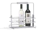 Zack 30792 ALLEGRA wire bottle basket 6 Bottles Stainless Steel