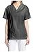 G Med Unisex Scrub Set V-Neck Top and Pant 2 PC Set(Menset-MED,DGY-M) Dark Grey