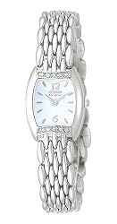 Citizen EW8230-53N Ladies Silhouette Stainless Steel Dress Watch with Swarovski Crystals Watch