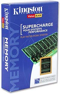 Kingston ValueRam 256MB 333MHz DDR Non-ECC CL2.5 DIMM Retail Packaging