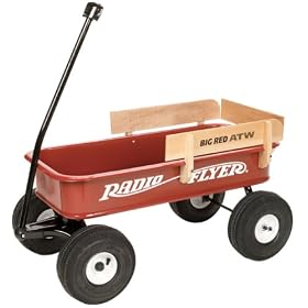 Radio Flyer All Terrain Steel & Wood - Red