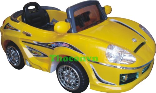 New 2010 Ride On Car Power Wheels with MP3 and Remote Control - YELLOW