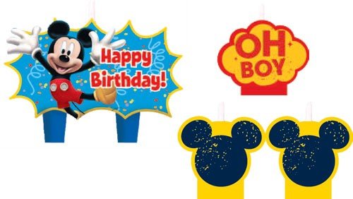 Disney Mickey's Clubhouse Mini Molded Candles 4 Pack special price Disney Mickey's Clubhouse Mini Molded Candles 4 Pack special price
