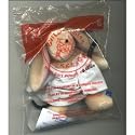 2006 McDonalds Happy Meal Toy Build-A-Bear Workshop #6 Pawlette Coufur In A Karate Outfit - Plush Bunny Rabbit