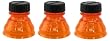 Three (3) Orange - Snap Capps - Reclosable Can Tops (Turns Almost Any Can into a Bottle!) Save Money Buy Cans over Bottles! Snap Capp - NO MORE Flat Drinks
