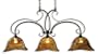 Uttermost 21009 Vetraio 3-Light Kitchen Island, Oil Rubbed Bronze Finish