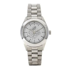 Click here to buy Baltimore Orioles Ladies Child Sapphire Series Crystal Platinum Watch - MLB Baseball by Game Time.