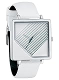 Nixon Women's Metric Leather Analog Watch in White (A588-100)