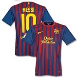 1112 Barcelona Home Jersey + Messi 10