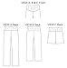 Kwik Sew K3324 Maternity Pants Sewing Pattern, Shorts and Jeans Panel