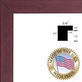 4x6 / 4 x 6 Cherry Picture Frame - NEW .. .75'' wide Complete